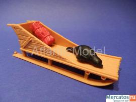 Солдатики 1/32 Timpo Эскимосы Сани с тюленем